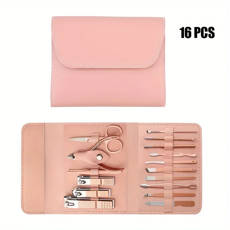 16pcs Professional Nail Clippers Set-2