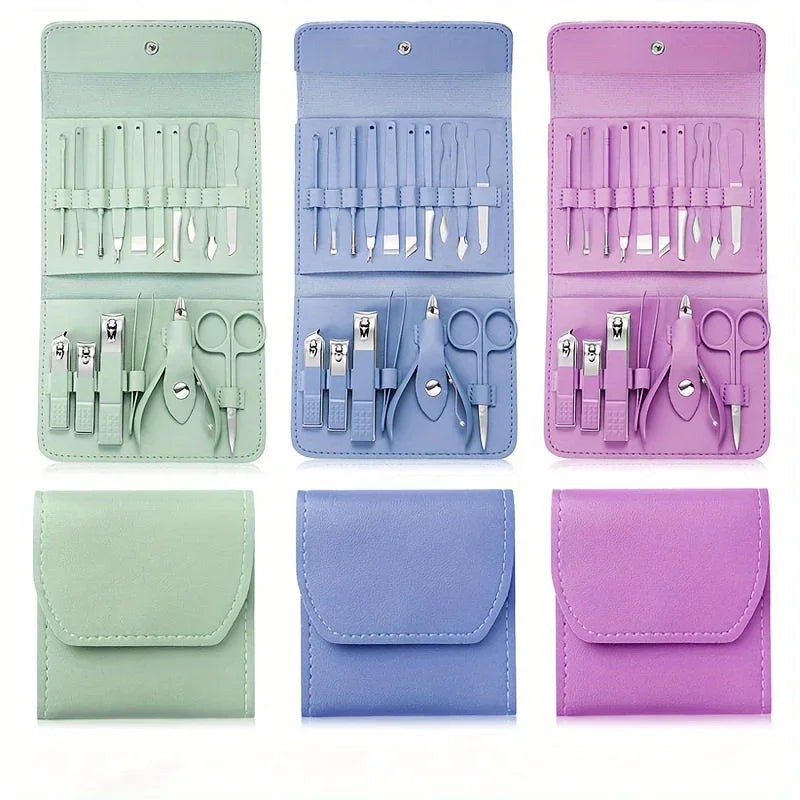 16pcs Professional Nail Clippers Set-3