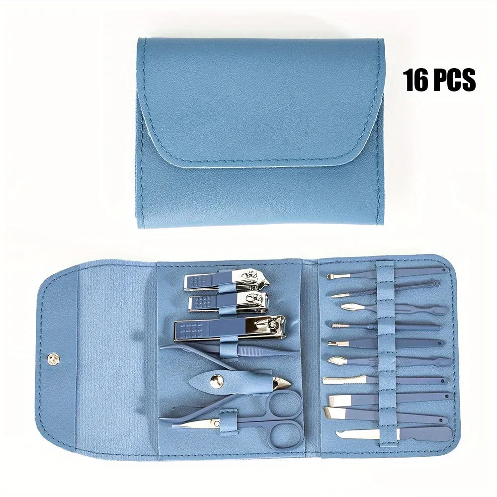 16pcs Professional Nail Clippers Set-6