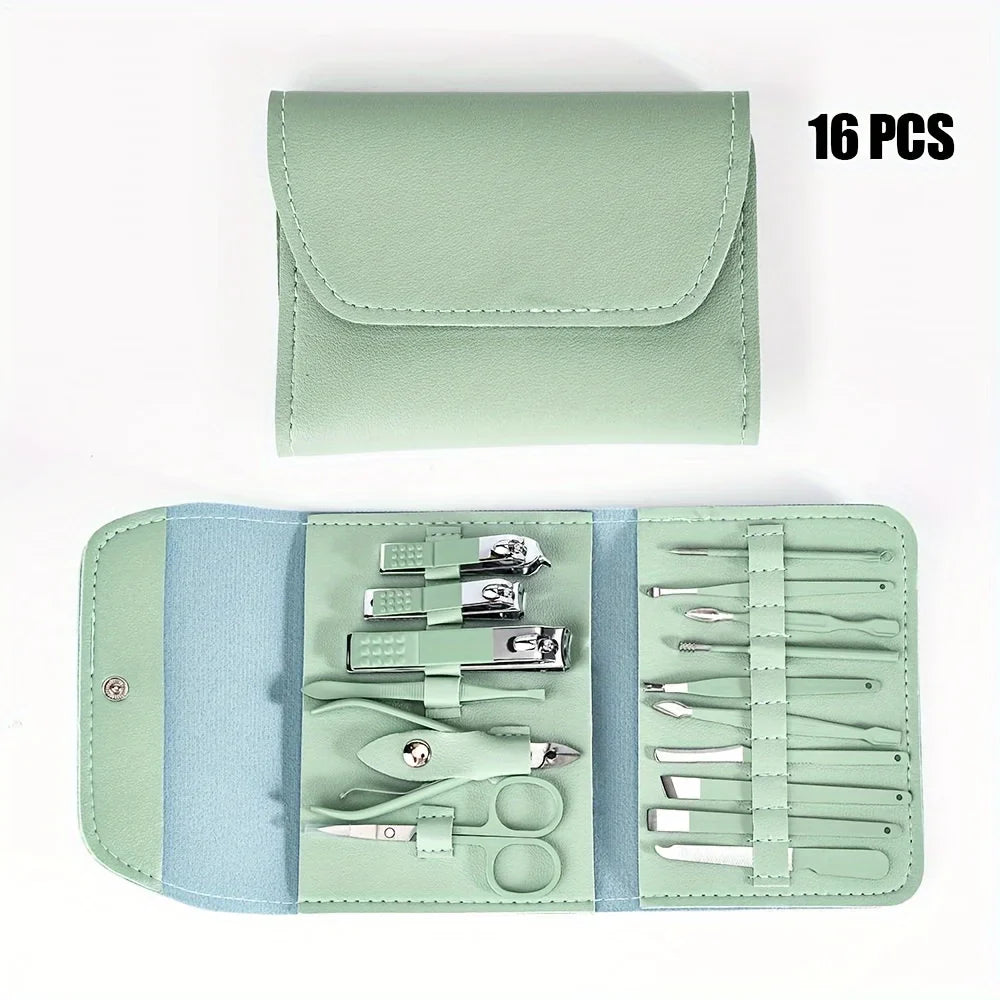 16pcs Professional Nail Clippers Set-7