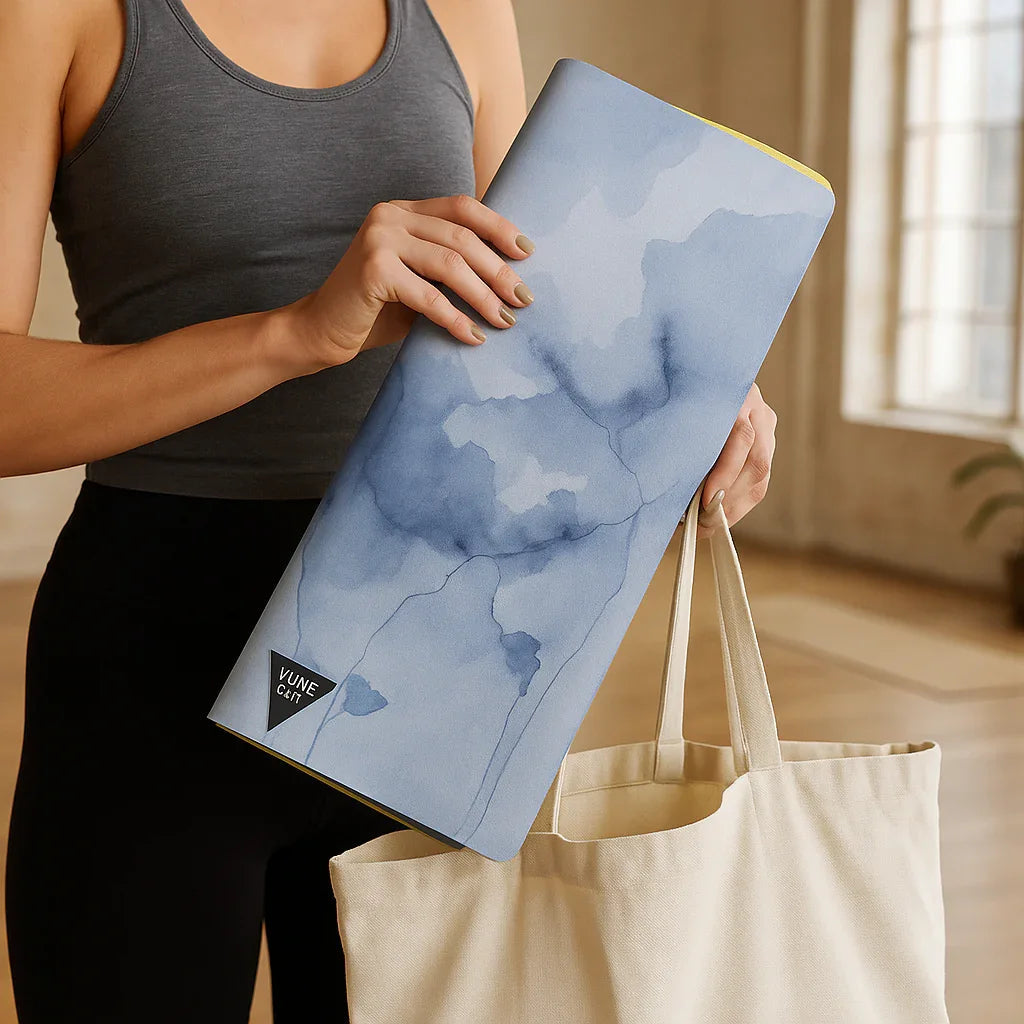 Iceland Foldable Travel Yoga Mat – 2mm Lightweight, Non-Slip, Eco-Friendly Mat for On-the-Go Practice | Yune Yoga-4
